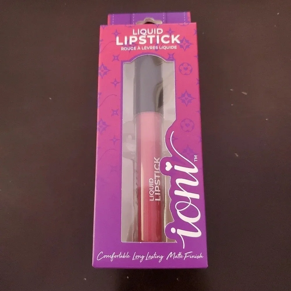 Ioni Liquid Lipstick Matte Mauve Pink Makeup Cosmetics
